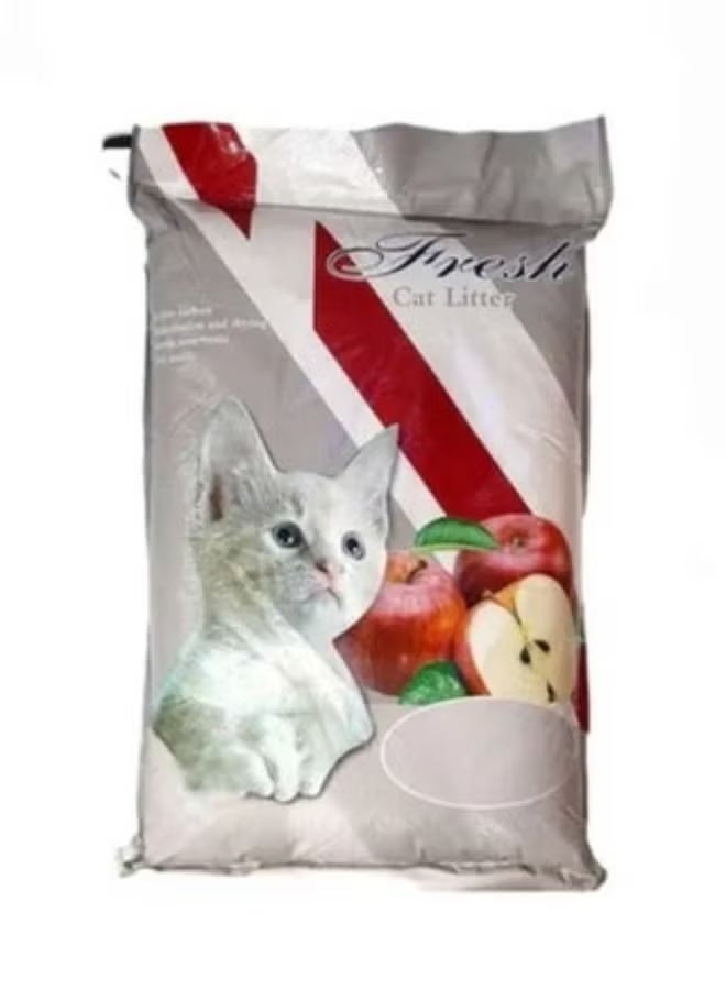 فريش رمل طازج لفضلات القطط بنكهة التفاح الأحمر 20 كجم - Image 3